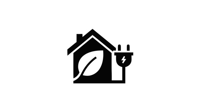 Eco Friendly Home Electricity Concept.