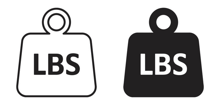 Weight icon set, flat style, isolated white background, gym fitness scale dumbbell barbell measuring body weight health symbols vector pack