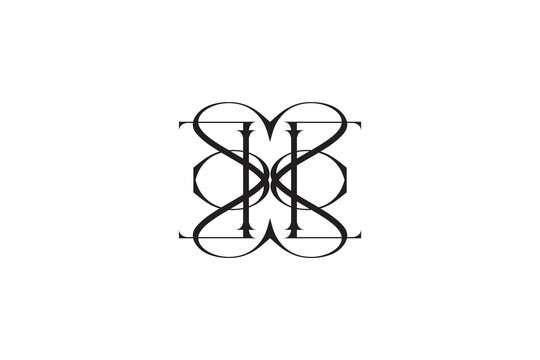 Royal SB Letter Crest Logo - Intricate Symmetrical SB Initial Monogram for Luxury Heritage Branding