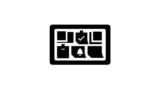 Smartphone Screen Icons and Notifications.