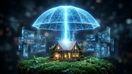 Smart Home Security and Digital Protection for real estate investments, safeguarding property assets with advanced technology solutions.