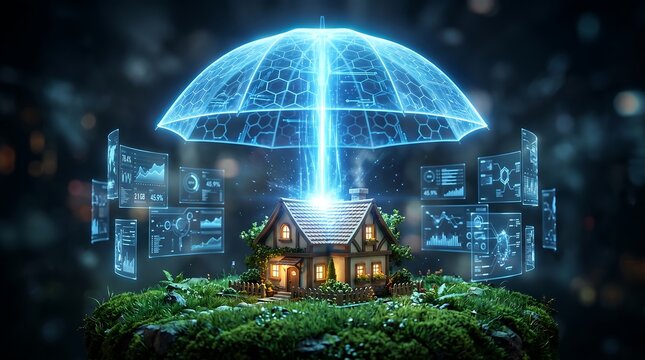 Smart Home Security and Digital Protection for real estate investments, safeguarding property assets with advanced technology solutions.