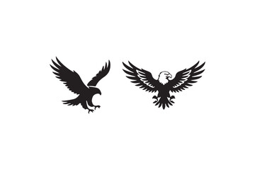 Fototapeta premium Flying Eagle Vector Illustration