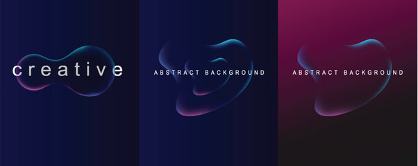 Creative neon light sign with handwritten typography on dark gradient background © MOHAMMADSHARIFUL