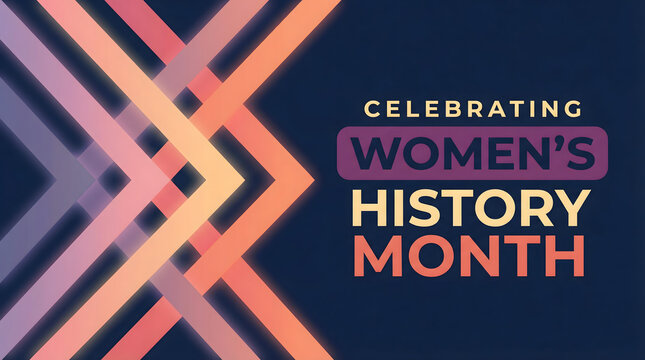 womens history month celebration background