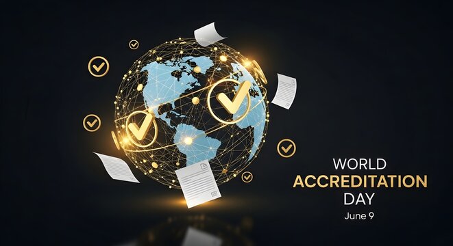 World accreditation day concept global standards compliance and quality assurance