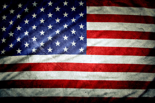Grunge American flag