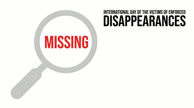 international day of the victims of enforced disappearances