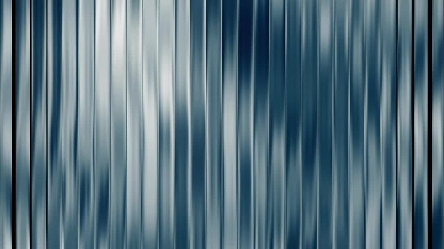 A seamless loop of dark metallic and glass vertical lines moving with smooth chrome reflections. Minimalist 4K backdrop for luxury branding, corporate style, and elegant designs.