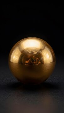 UAP Orb Gold Aerial Phenomenon Concept Illustration