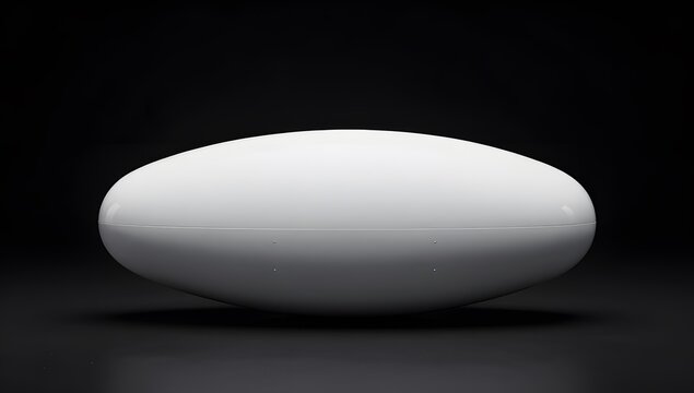 UAP Tic Tac White Aerial Phenomenon Concept Illustration