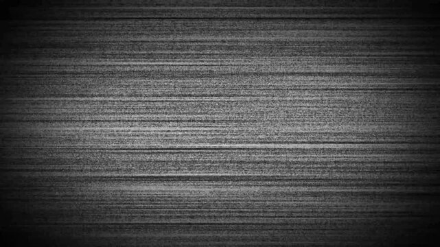 Television turn on and off. Noise on a old TV screen, Vintage switch on off television concept animation. 4k video on transparent
