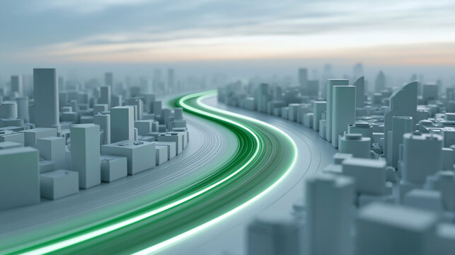 Future Business Roadmap with Green City Path
