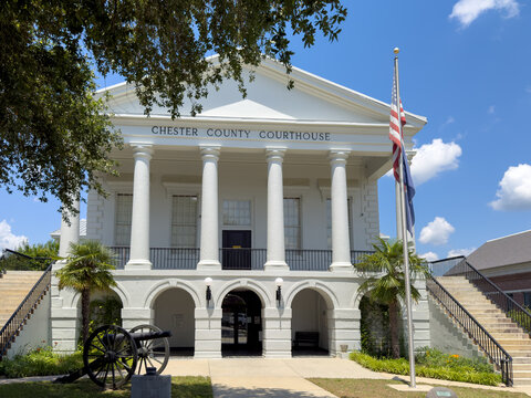 Chester County Courthouse in South Carolina, exterior view