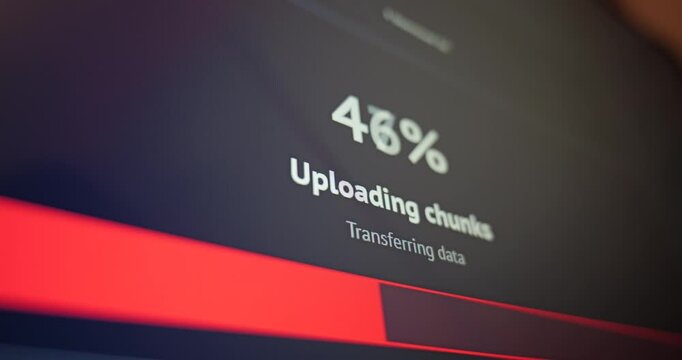 File Upload Status Bar with Progress Messages