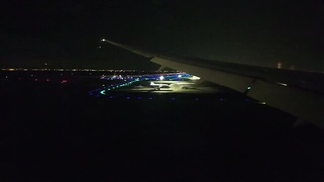 羽田国際空港　着陸