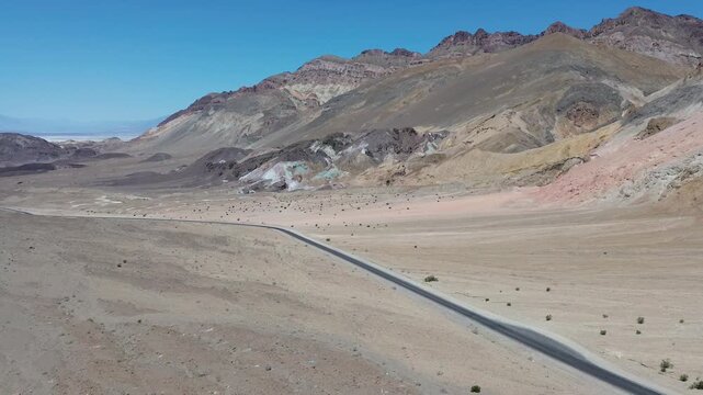 View at Artists Palette - Death Valley National Park, California