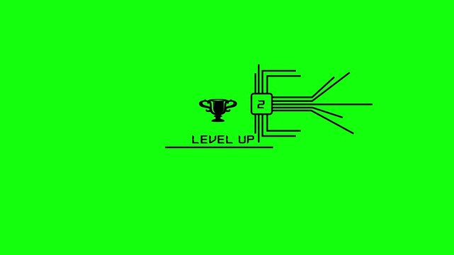 Classic 8 Bit Level Up Interface level up1, pixel, retro, text, level up, game, bit,