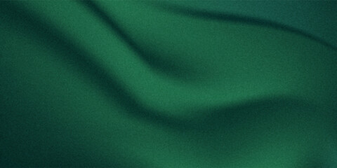 Dark royal green gradient seamless pattern with grainy texture.vector ombre style © Ramat