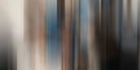 Obraz premium Abstract motion blur background with vertical lines in soft neutral tones