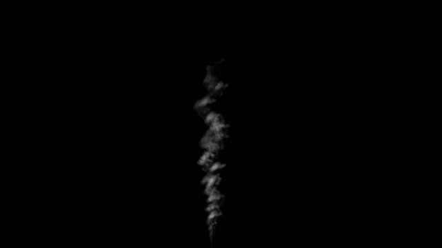 Cinematic smoke dissolve mask, realistic fog cloud sweeping across black background, smooth vapor transition effect for layered compositing scenes and atmospheric editing visuals 4k