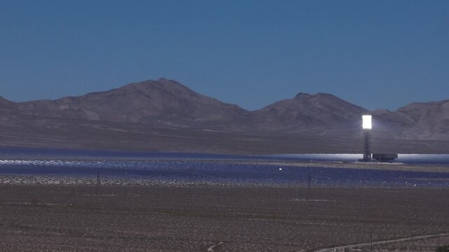 Ivanpah Solar Electric Generating System Concentrated Solar Plant Mojave Desert 