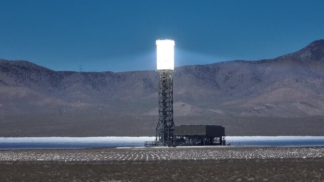 Ivanpah Solar Electric Generating System Concentrated Solar Plant Mojave Desert 