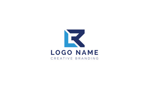 Professional letter lr monogram logo design with monogram business corporate