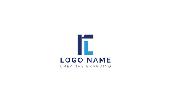 Modern letter rl monogram logo design with monogram business corporate