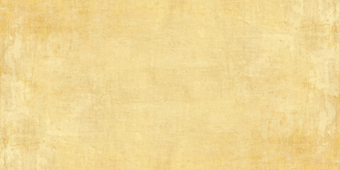 Obraz premium A grunge, distressed, textured parchment paper with subtle water stains and a light yellow hue evokes a sense of aged history and timeless elegance, perfect for a vintage or rustic aesthetic.