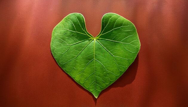 closeup of heart shaped leaves of tinospora cordifolia guduchi giloy