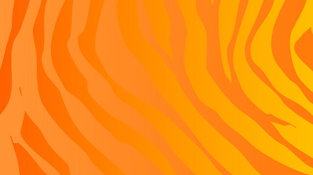 Abstract orange tiger stripes texture background.
