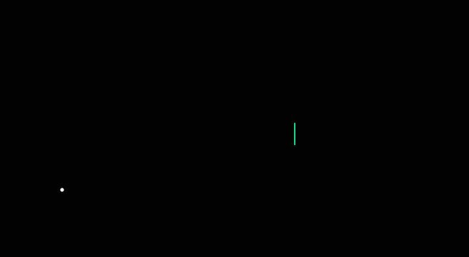 Minimalist loading spinner animation on animation black background loop