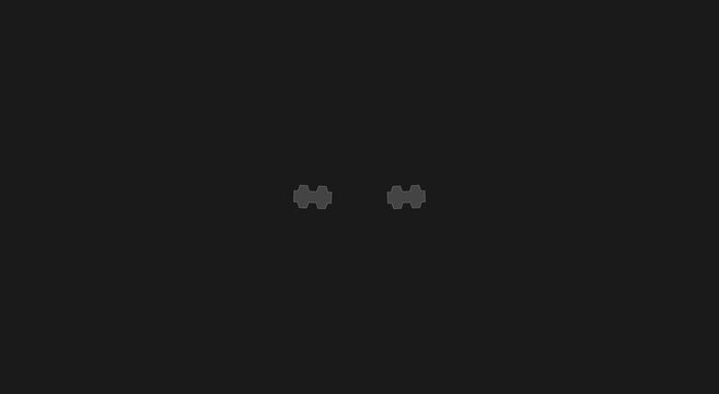Minimalist loading spinner animation on dark animation background loop