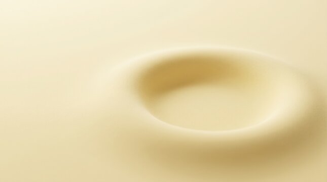 Buttercream memory foam depression abstract background for relaxation apps