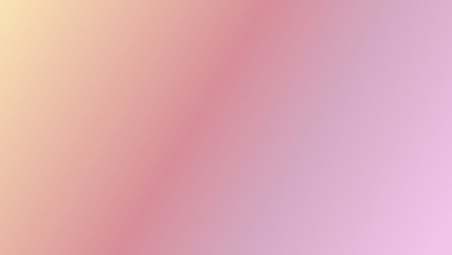 Soft gradient background with pastel pink and yellow hues color shift gradient background abstract transition template creative backdrop minimalist saturation.