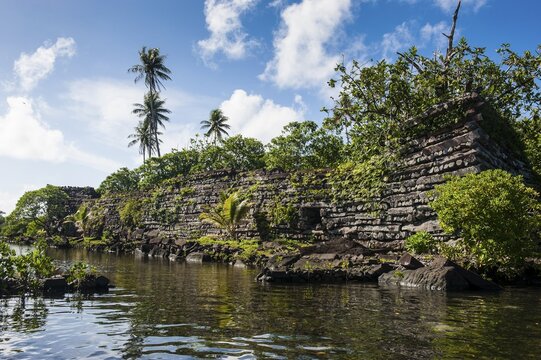 Ruins of the ancient city Nan Madol, Pohnpei, Caroline Islands, Micronesia, Central Pacific