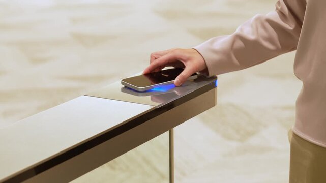 セキュリティゲート　スマートフォン　タッチ
