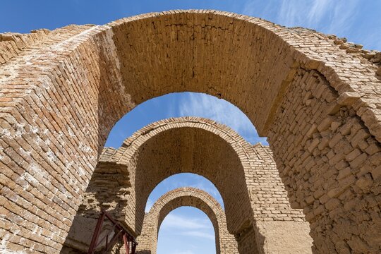 Ancient gate, Unesco site the old Assyrian town of Ashur or Assur, Iraq