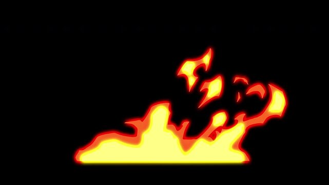 Flames used as a metaphor or emblem for passion, energy, or transformation concept