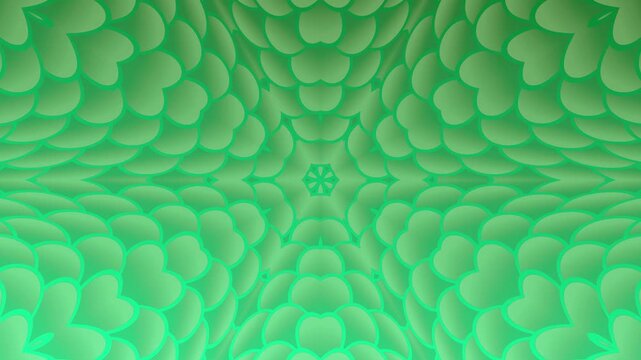 Green Snake Scales Pattern Abstract 4K Texture