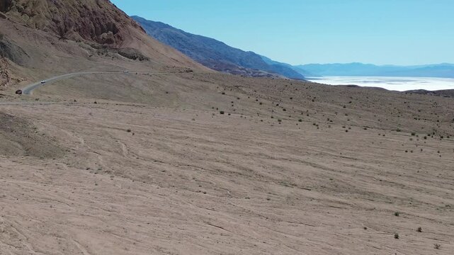 Over the desert - Death Valley National Park, California