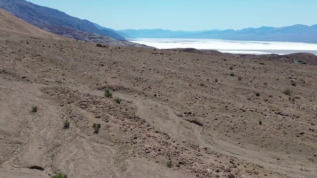 Far view at Badwater Basin - Death Valley National Park, California