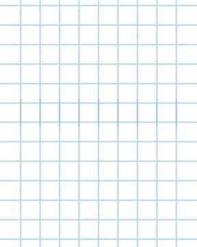 Seamless light blue grid line pattern on a clean white background, simulating standard math notebook paper or architectural blueprint drafting paper.