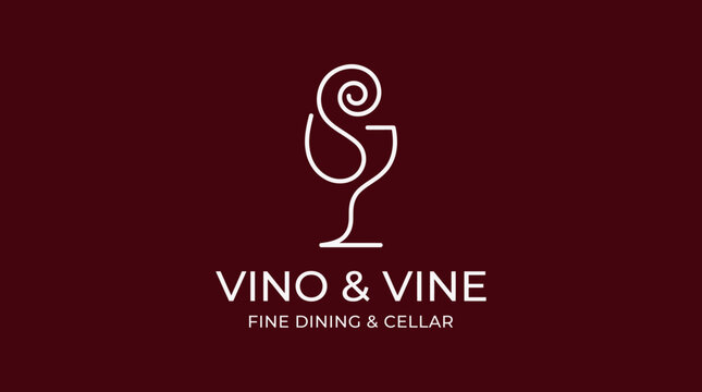 Logo for fine dining and wine.