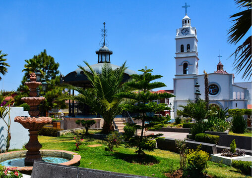 Igreja em Comala, Colima, M&eacute;xico