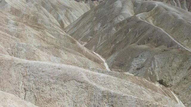 Flying back Zabriskie Point - Death Valley National Park, California