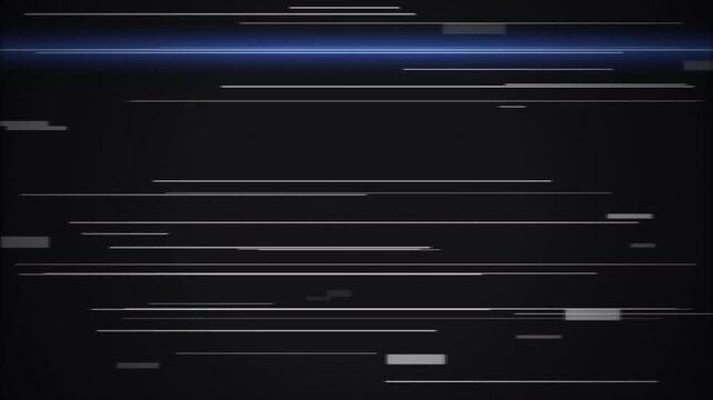 TV Screen Error with Glitch Distortion Effect, Digital Signal Interference, Analog Static, VHS Noise, Retro Flicker, Horizontal Data Corruption, Cyberpunk Aesthetic 4k video