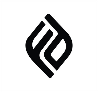 fd df d f letter logo design. Minimal monogram emblem, classic style  Alphabet vector logo design. Premium Business logo, White background. AI/EPS and PNG/JPEG. 