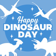 Happy Dinosaur Day for dinosaur lovers © americandigi